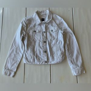White jeans jacket